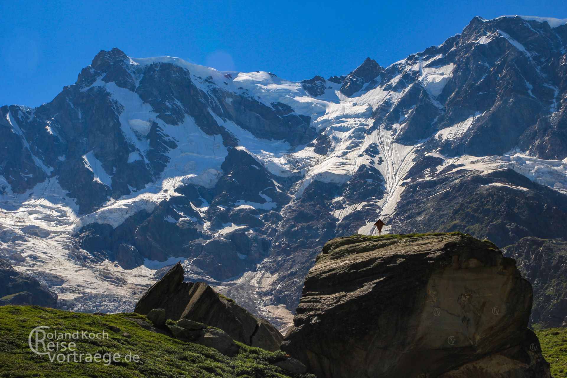 Italien - Piemont - Macugnaga - Monte Rosa (Dufourspitze)